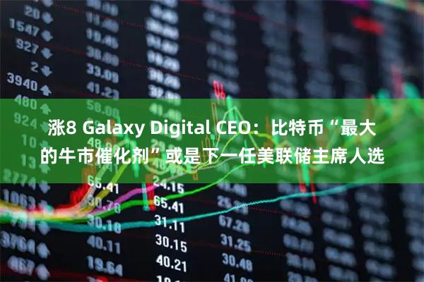 涨8 Galaxy Digital CEO：比特币“最大的牛市催化剂”或是下一任美联储主席人选